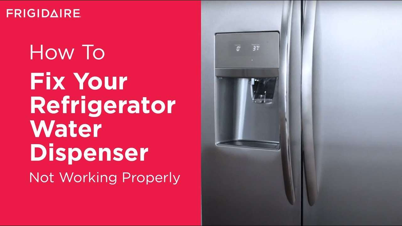 Troubleshooting a Refrigerator Water Dispenser