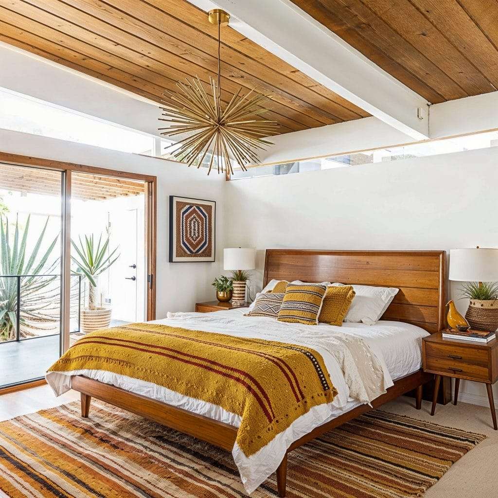 Mid-Century Modern Bedroom Design Ideas